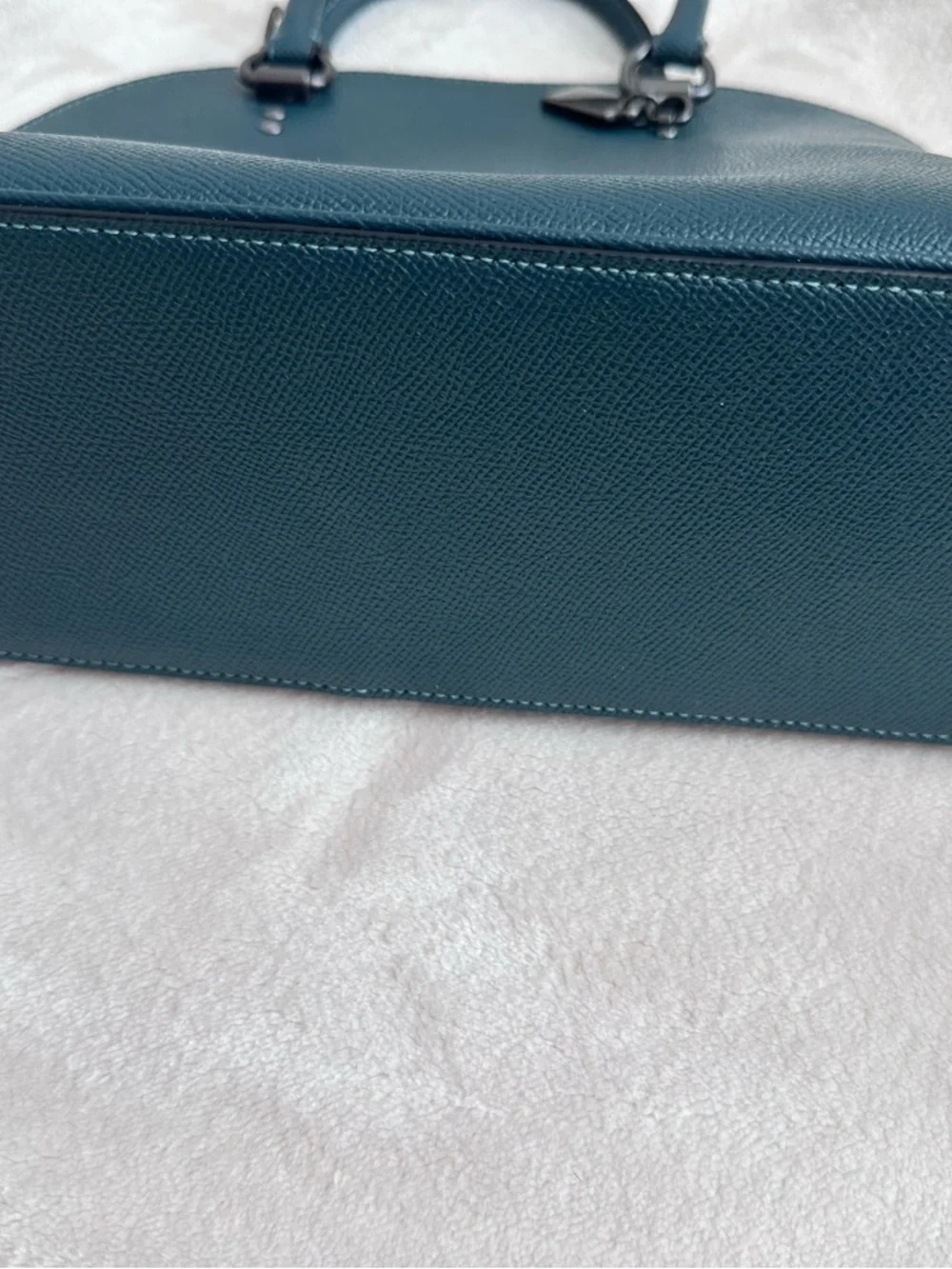 Coach Katy Dome Satchel in Forest green Leather - Picture 6 of 9